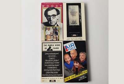 VHS LOT (4x) - COMEDY MISC - WOODY ALLEN, ANNIE HALL,  ROYAL CANADIAN AIR FARCE-image