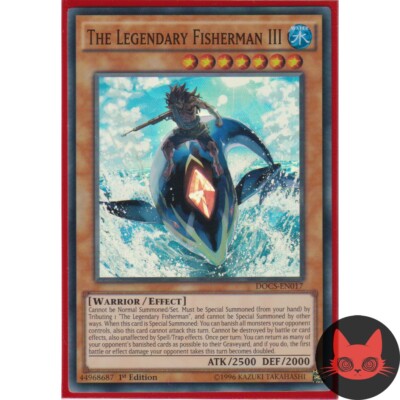 Yugioh The Legendary Fisherman III DOCS-EN017 Super Rare 1st Edition LP-image