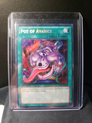 YU-GI-OH! LEGENDARY COLLECTION JOEY'S WORLD SECRET RARE POT OF AVARICE -image