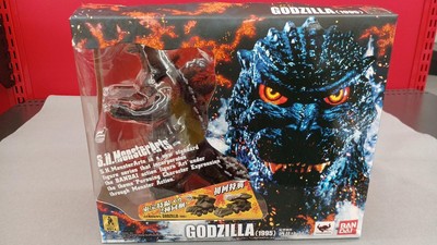 Bandai S.H.MonsterArts Burning Godzilla 1995 Figure - Tamashii Nations Japan-image