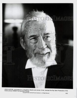 1982 Press Photo John Huston, Director of 