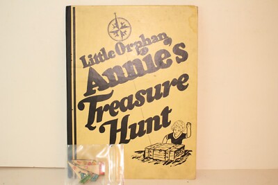 Little Orphan Annie Treasure Hunt Board Game Ovaltine Wander Co 1933-image