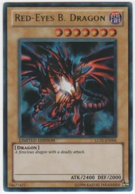 Yugioh! LP Red-Eyes B. Dragon - LC01-EN006 - Ultra Rare - Limited Edition Lightl-image