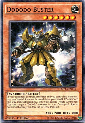 Dododo Buster MP14-EN245 Yu-Gi-Oh! Light Play 1st Edition-image