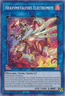 Moderately Played, English Yu Gi Oh Heavymetalfoes Electrumite - MP18-EN229 - Se-image