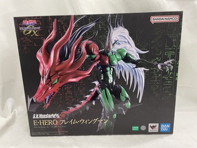 Opened Item S.H.Monsterarts E Hero Flame Wingman Yu-Gi-Oh! Duel Monsters Gx Figu-image