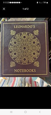 Leonardo’s Notebooks Easton Press 2005 Leather Collector Edition, H. Anna Suh-image