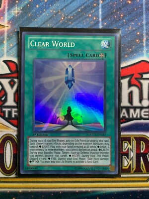 ( CLEAR WORLD ) Super Rare - LCGX-EN217 1st NM - Yu-Gi-Oh Legendary Collection 2-image