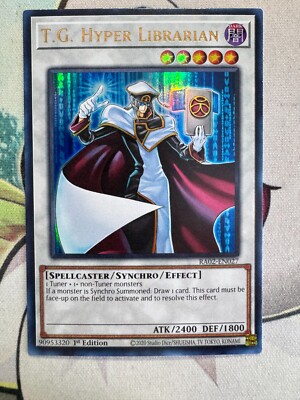 T.G. Hyper Librarian Holo Yugioh TCG YG511-image