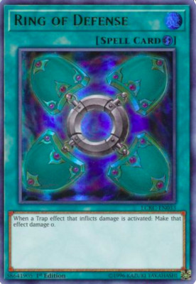 1X NM Ring of Defense - LCKC-EN033 - Ultra Rare 1st Edition Legendary Collection-image