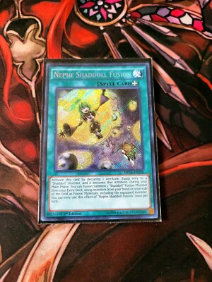 YUGIOH TCG NEPHE SHADDOLL FUSION MP15-EN230 SECRET 1ST EDITION -image