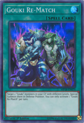 ( GOUKI RE-MATCH ) - Super Rare - MP18-EN070 - 1st - NM - Mega Tin 2018-image