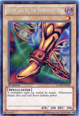 Right Leg of the Forbidden One NM 1st LCYW Legendary Collection 3 YGO-image