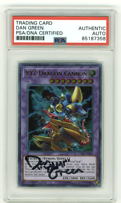 PSA Signed Dan Green XYZ-Dragon Cannon Legendary Collection LCKC-EN061 1st Ed-image