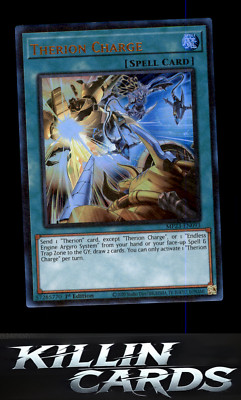 Therion Charge MP23-EN093 Ultra Rare 25th Anniversary Tin: Dueling Heroes Mega P-image