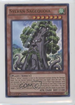 2015 Yu-Gi-Oh! Mega-Tins Mega Pack 1st Edition Sylvan Sagequoia #MP15-EN016 0f7c-image