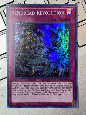 Yugioh Vendread Revolution EXFO-EN085 1st editon m/nm condition card-image
