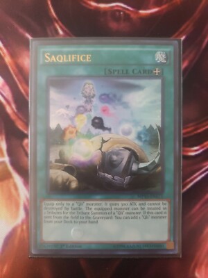 Yu-Gi-Oh! TCG Saqlifice 2018 Mega Tin Pack MP15-EN171 1st Edition Ultra Rare-image