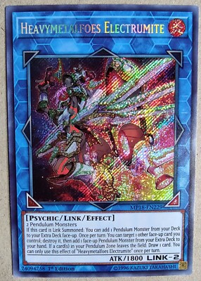 Heavymetalfoes Electrumite- Yu-Gi-Oh! - MP18-EN229 - 1st Ed. - SR - NM - Free Sh-image