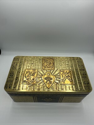 YUGIOH EMPTY Mega Tin 2022 The Pharaoh’s Gods ONLY TIN MP22 *FAST SHIPPING*-image