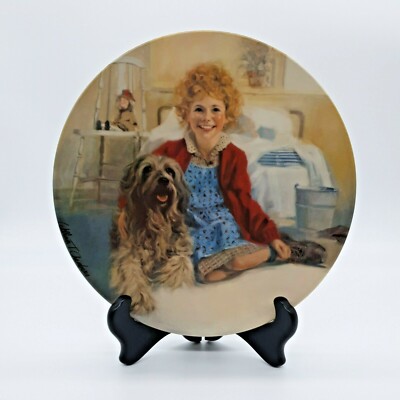 Knowles Collector Plate Annie & Sandy 1983 First Issue William Chambers Musicals-image
