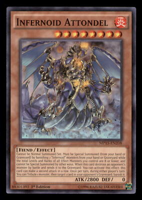 Yugioh Infernoid Attondel #MP15-EN208 2015 Mega-Tins Mega Pack LP-image