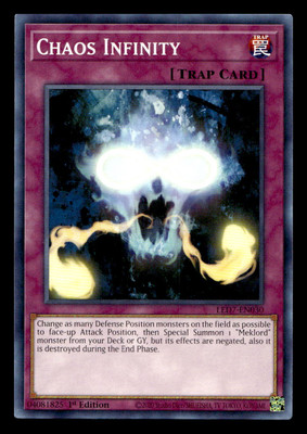 Yugioh Legendary Duelists: Rage of Ra #LED7-EN030 Chaos Infinity-image