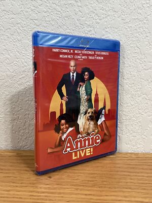 Annie Live! (Blu-Ray, 2022) Harry Connick, Jr. Taraji P. Henson SEALED SEE PICS!-image
