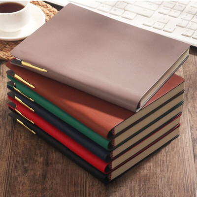 Thick PU Leather Journal A5 Notebook Lined Paper Writing Diary 300 Pages Planner-image