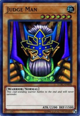 Yugioh! LP Judge Man - LCKC-EN004 - Ultra Rare - Unlimited Edition Lightly Playe-image
