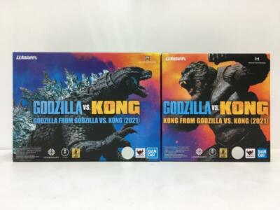 NEW Bandai S.H.MonsterArts GODZILLA & KONG SET from GODZILLA VS. KONG 2021 Japan-image