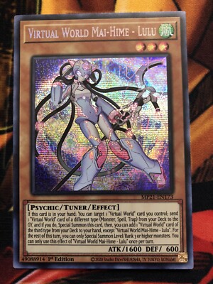 Virtual World Mai-Hime - Lulu MP21-en173 Prismatic Secret Rare NM/M Yu-Gi-Oh-image
