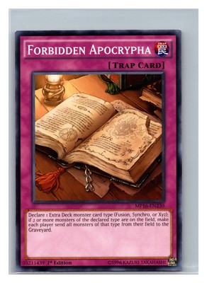2016 Mega-Tins Mega Pack #MP16-EN230 Forbidden Apocrypha-image