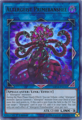 Yugioh! MP Altergeist Primebanshee - MP18-EN135 - Ultra Rare - 1st Edition Moder-image
