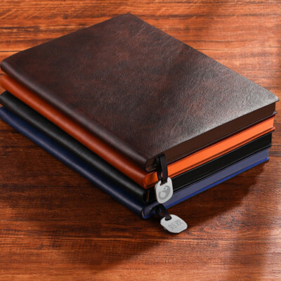 200Page PU Leather Vintage Journal A5 Notebook Lined Paper Writing Diary Planner-image