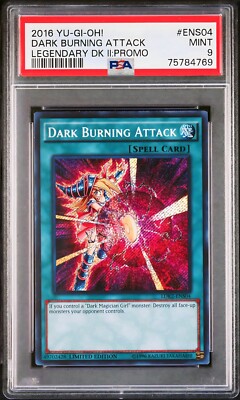 2016 Yu-Gi-Oh! Dark Burning Attack Legendary Deck Promo PSA 9 MINT #ENS04-image