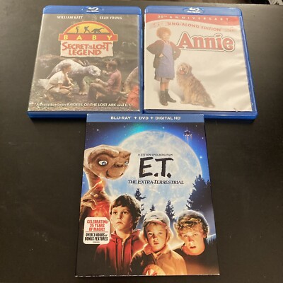 E.T.  + Annie + Baby Secret Of The Lost Legend  [Blu-ray Eighties Family Lot]-image