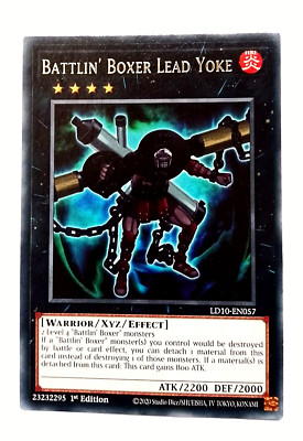 Yu-Gi-Oh Legendary Duelist SBV Battlin' Boxer Lead Yoke  Trading Card-image