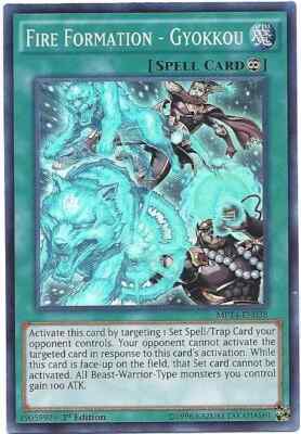 1 x Fire Formation - Gyokkou - MP14-EN038 - Super Rare - 1st Edition Near Mint-image