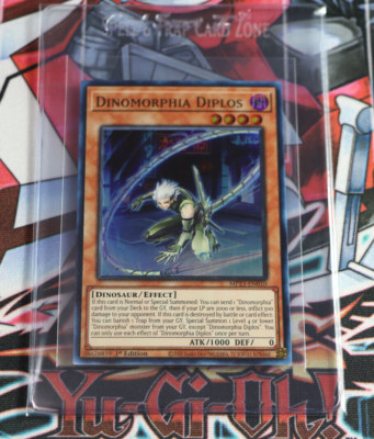 YuGiOh Dinomorphia Diplos MP23-EN010 1st Edition Super Rare-image