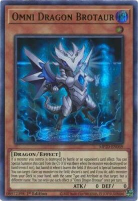 ( OMNI DRAGON BROTAUR ) - Ultra Rare - MP20-EN059 - 1st - NM - Yu-Gi-Oh Mega Tin-image