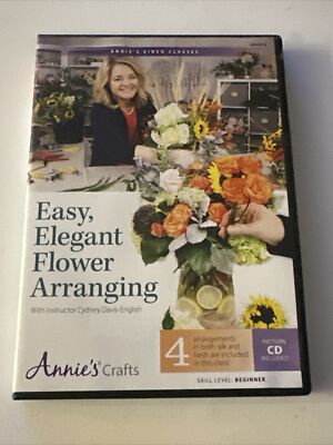 ANNIE'S CRAFTS: EASY, ELEGANT FLOWER ARRANGING WITH CYDNEY DAVIS-ENGLISH, DVD/CD-image