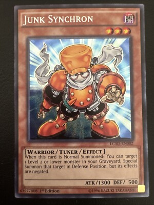Yu-Gi-Oh! TCG Junk Synchron LC5D-EN002 Secret Rare 1st Edition Near Mint-image