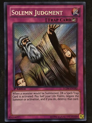 Yu-Gi-Oh! TCG Solemn Judgment Legendary Collection 4 Mega-Pack LCJW-EN182 1st...-image