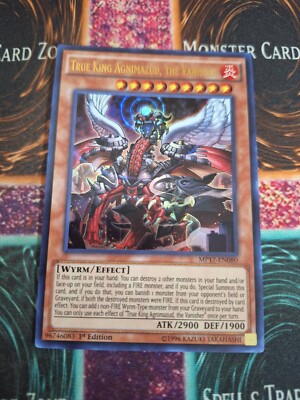 Yu-Gi-Oh! True King Agnimazud, the Vanisher MP17-EN080 Ultra 1st Edition NM e5/-image