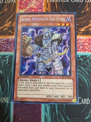Yu-Gi-Oh! Broww, Huntsman of Dark World LCJW-EN243 Secret Rare 1st Edition NM-image