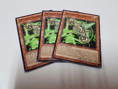 3x Yu-Gi-Oh 2015 Mega-Tin Mega Pack  #MP15-EN008 Artifact Failnaught-image