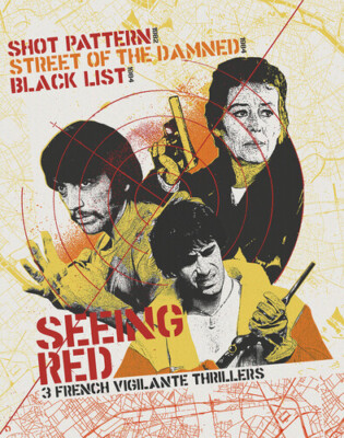 Seeing Red: 3 French Vigilante Thrillers [New Blu-ray] Ltd Ed, With Booklet-image