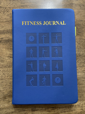 Leather Fitness  Workout Journal Sturdy Workout  Planner, Fitness tracking 9