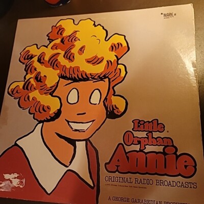 LITTLE ORPHAN ANNIE ORIGINAL RADIO BROADCAST (VG+) 594 LP VINYL RECORD-image